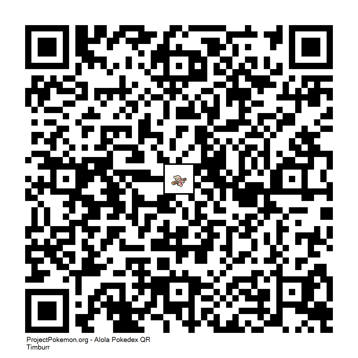 Cdigo QR de Timburr